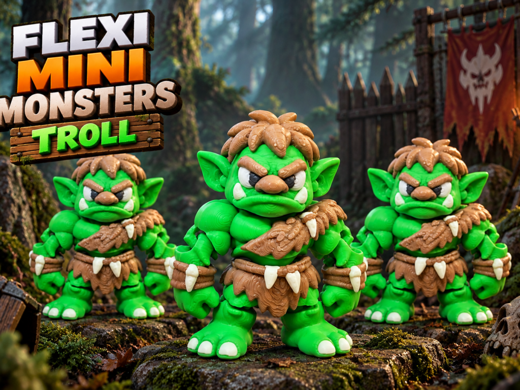 Flexi Mini Monstruo: Troll