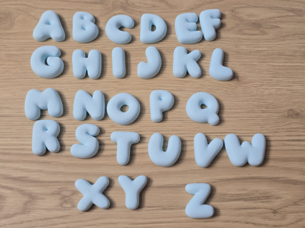 Letras Alfabeto Cloud Nine