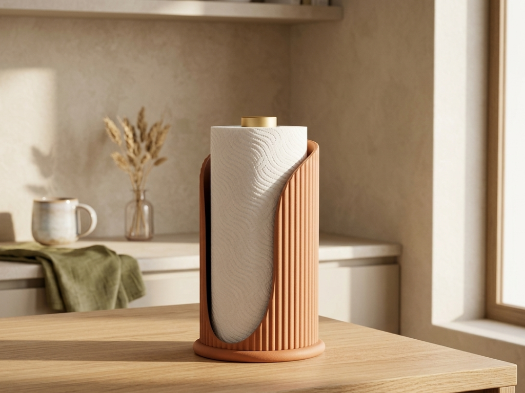 Porta Rollo de Cocina Japandi – Colección Aura